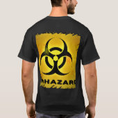 生物学的災害［有害物質］tショート tシャツ (裏面)