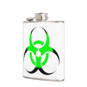 生物学的生物学的災害［有害物質］記号（緑と黒） フラスク (左)