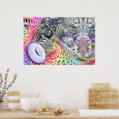 生物学的論理ドーナツのポスター ポスター (キッチン)