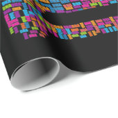 生物学的DNA分子ワードクラウド科学先生 ラッピングペーパー (ロールコーナー)