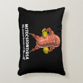 生物学科学ミトコンドリアおもしろいジョーク アクセントクッション (正面(垂直))