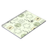 生物学科学先生細胞遺伝学ニューロンおたく ノートブック (左側)