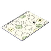 生物学科学先生細胞遺伝学ニューロンおたく ノートブック (左側)