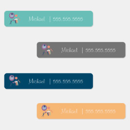 生物学系学校給食名番号ラベル ラベル