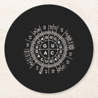 生物学素晴らし遺伝暗号の太陽科学のユーモア ラウンドペーパーコースター