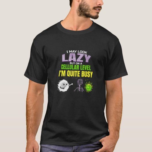 生物学者おもしろいデザイン分子生物学先生Stu Tシャツ (正面)