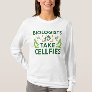 生物学者が地下室に入る Tシャツ