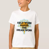 生物学者のフィールドワーク Tシャツ (正面)