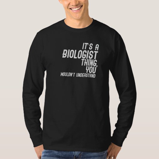 生物学者の話だ Tシャツ (正面)