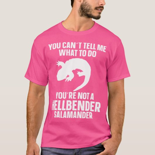 生物学者ヘルベンダーサラマンダー両生類 Tシャツ (正面)