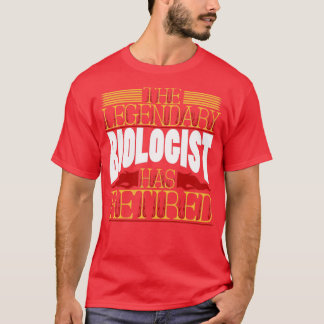 生物学者退職した Tシャツ