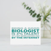 生物学者3%の才能 ポストカード (スタンド正面)