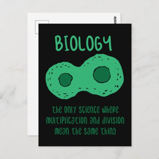 生物学者 ポストカード (正面/裏面)