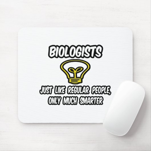 生物学者…普通の人と同じだ頭が切れるけ マウスパッド (マウス)