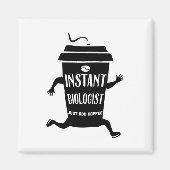 生物学者|顕微鏡生物学勉強贈与アイディア マグネット (正面)