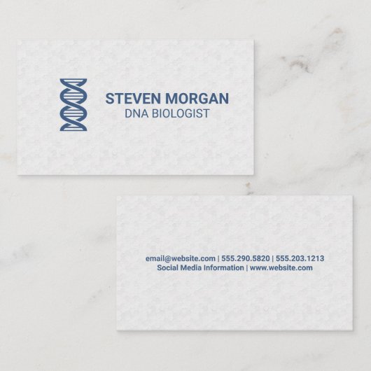 生物学者 | DNAアイコン 名刺 (正面/裏面)