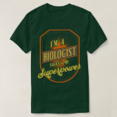 生物学者 Tシャツ (デザイン正面)