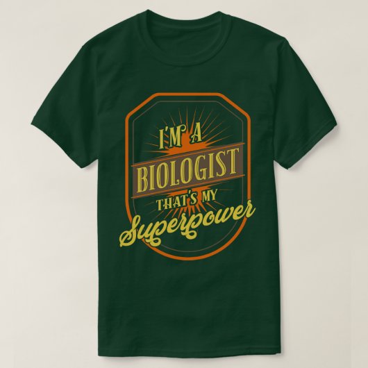 生物学者 Tシャツ (デザイン正面)