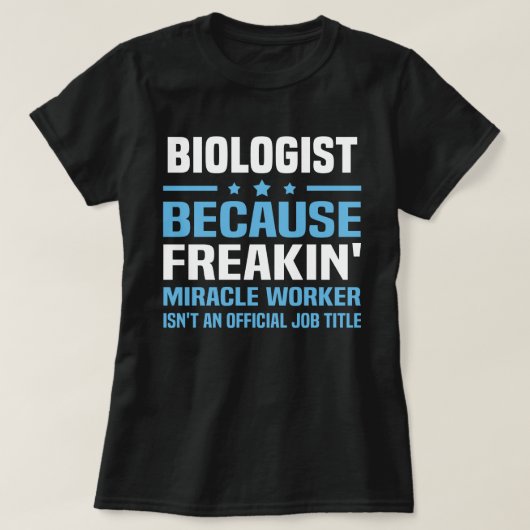 生物学者 Tシャツ (デザイン正面)