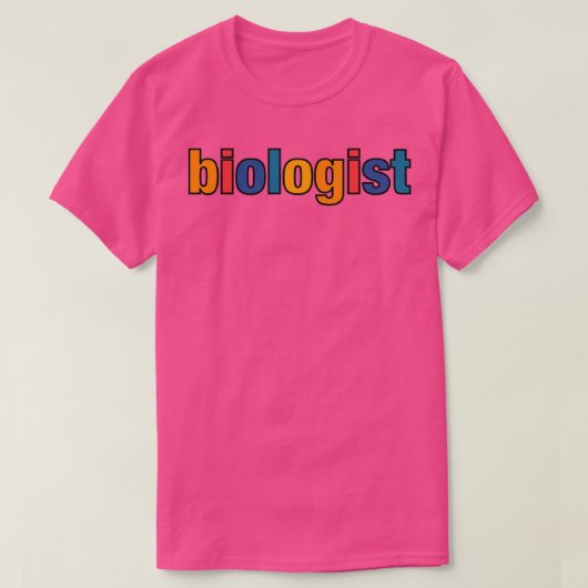 生物学者 Tシャツ (デザイン正面)