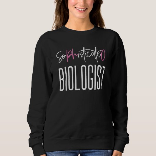 生物学者Phd卒業博士候補女性 スウェットシャツ (正面)