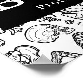 生物学解剖学授業先生標識 ポスター (角)