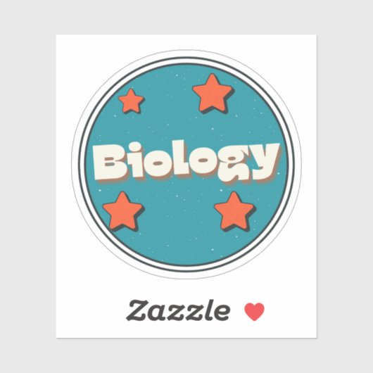 生物学 シール (シート)