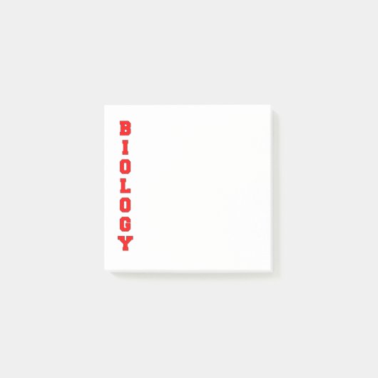 生物学 ポストイット (正面)