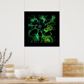 生物学：捕食 ポスター (キッチン)