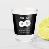 生物学 – 生物学で唯一の科学の賜物 ショットグラス (正面)