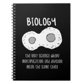 生物学 – 生物学で唯一の科学の賜物 ノートブック (正面)