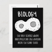 生物学 – 生物学で唯一の科学の賜物 ポストカード (正面/裏面)