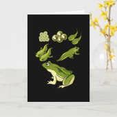 生物学 – Frog Lifecycle カード (黄色い花)