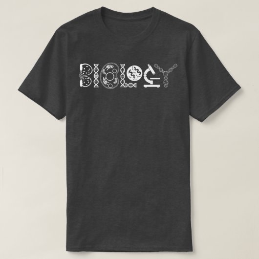 生物学 Tシャツ (デザイン正面)
