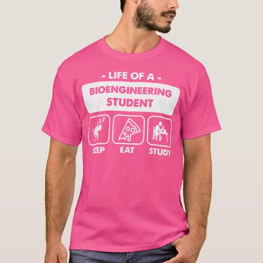 生物工学専攻の学生 Tシャツ (正面)