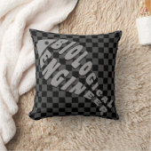 生物工学者グレイ クッション (ブランケット)