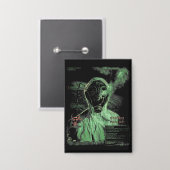 生物廃棄物 – テクノ – ジストピアのストリートウェアデザイン 缶バッジ (正面/裏面)