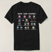 生物微生物学 Tシャツ (デザイン正面)
