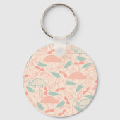 生物心地よいパターン キーホルダー (正面)