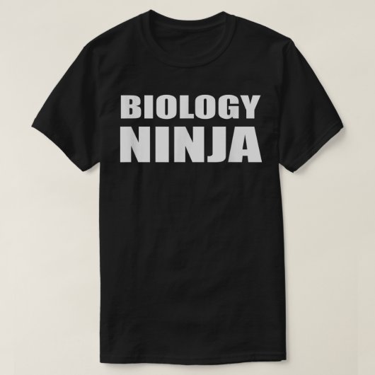 生物忍者シャツ生物先生学生科学 Tシャツ (デザイン正面)