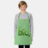 生物環フレンドリー境植物エコ エプロン (着用した状態)