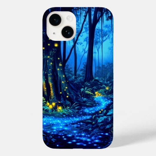 生物発光の森 Case-Mate iPhoneケース (裏面)