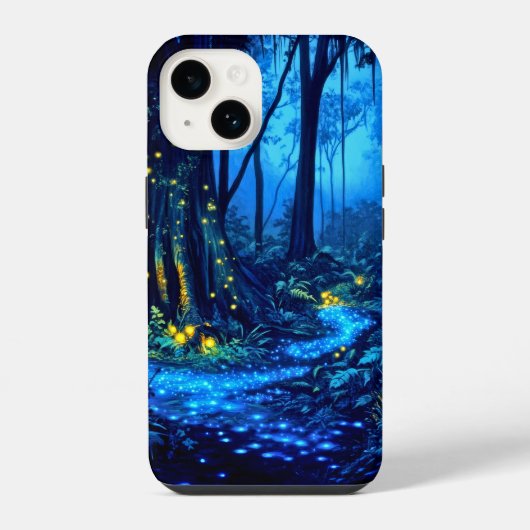 生物発光の森 iPhoneケース (裏面)