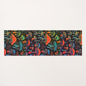 生物発光の至福で練習を照らす ヨガマット (裏面(横))