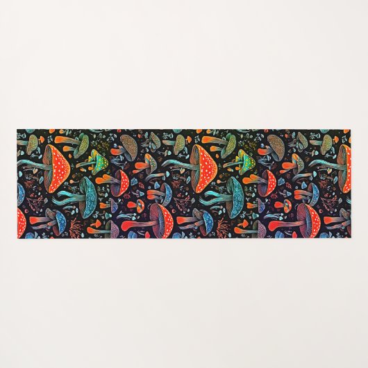 生物発光の至福で練習を照らす ヨガマット (裏面(横))