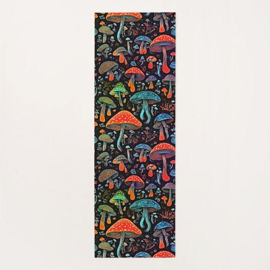 生物発光の至福で練習を照らす ヨガマット (裏面)