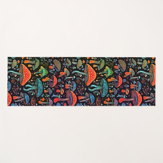 生物発光の至福で練習を照らす ヨガマット (正面(横))