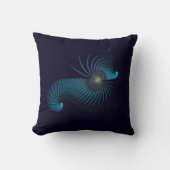 生物発光エイリアン海の生物 クッション (正面)
