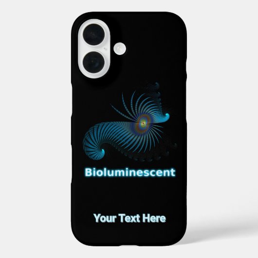 生物発光エイリアン海の生物 Case-Mate iPhoneケース (裏面)