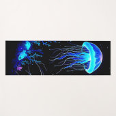 生物発光クラゲ夢 ヨガマット (正面(横))